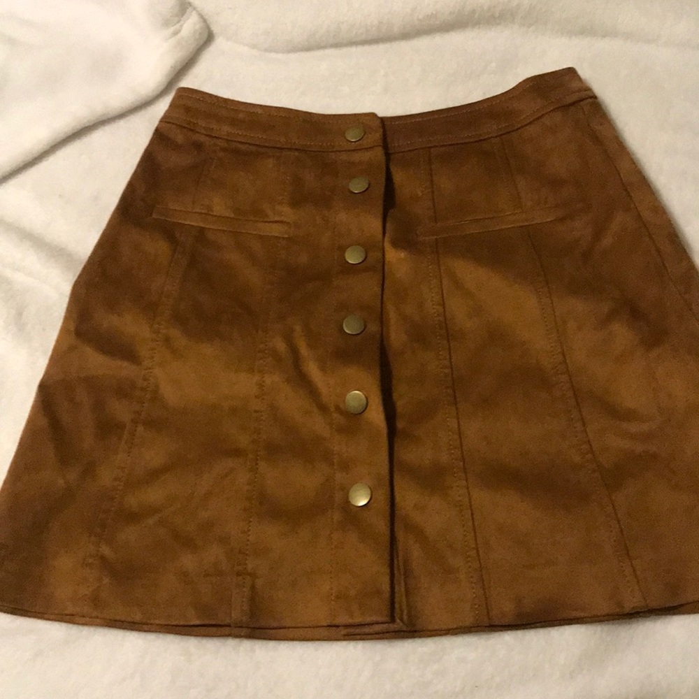 Suede Skirt